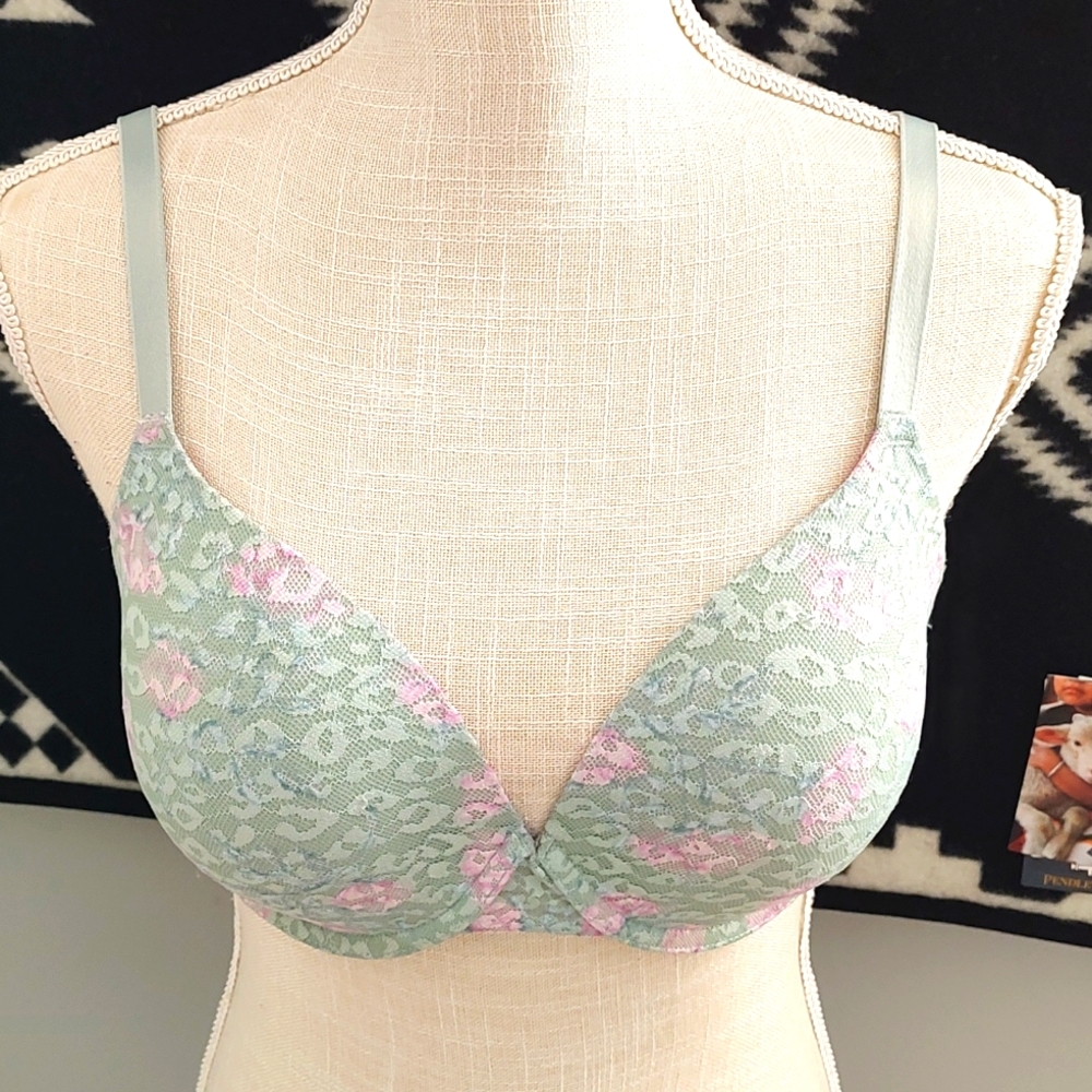 💐GUC PINK by VS Wear Everywhere Lace Multicolor Lightly Lined Underwire, 36C
